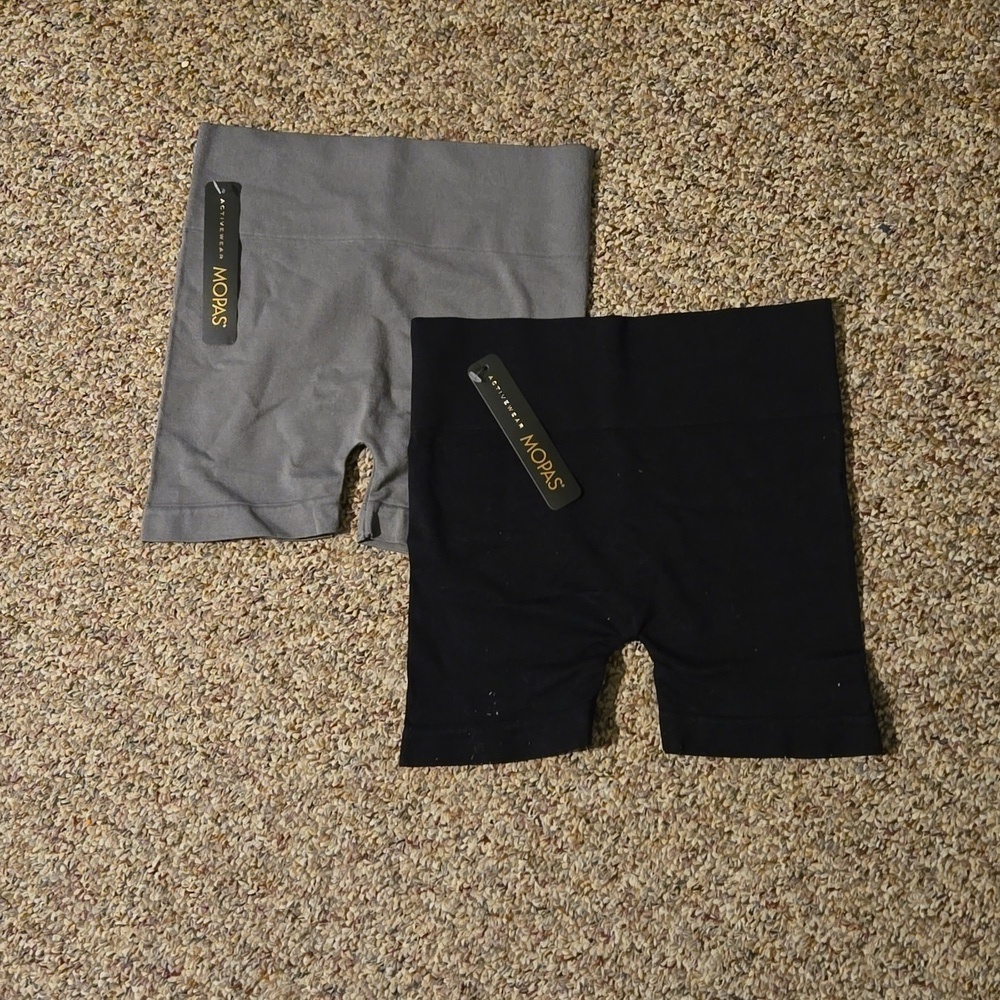 Mopas Activewear Shorts NWT 2 Pairs Size: Free Size